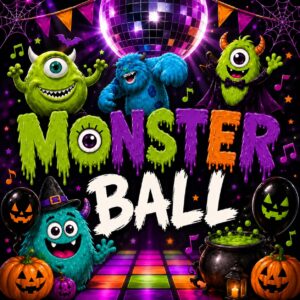 👻🎃 The Monsters Ball – Halloween Family Party 🎃👻- Thursday 29th October 4-6pm